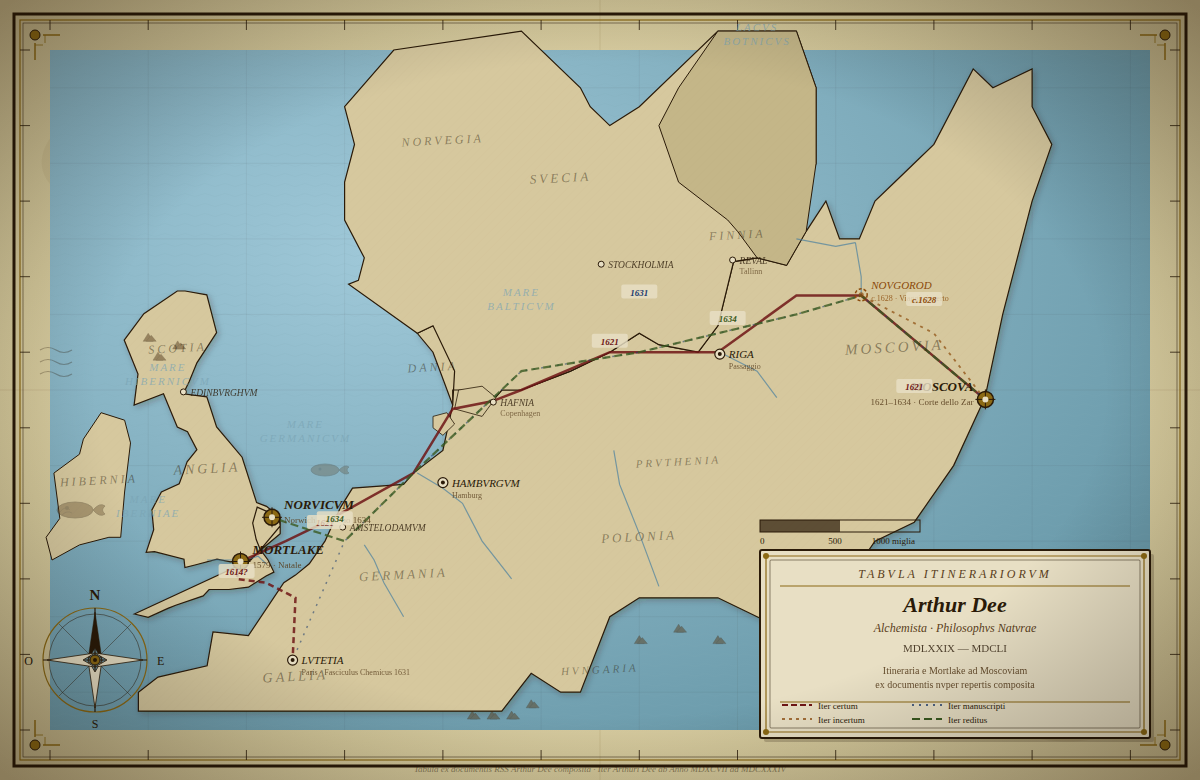 Mappa d'epoca