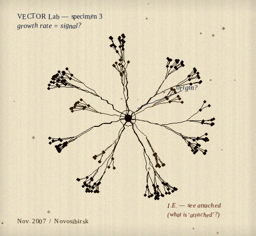 Schizzo II — VECTOR Lab, specimen 3 · I.E. — see attached